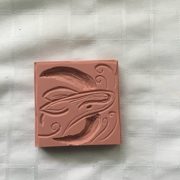 Two sides hand made rubber stamp - Picture 1 of 4